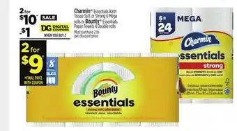 Dollar General Charmin or bounty offer