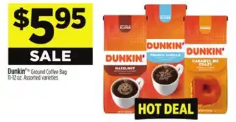 Dollar General Dunkin' ground coffee offer