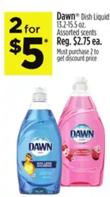 Dollar General Dawn dish liquid offer