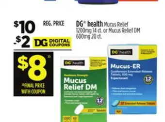 Dollar General Dg health offer