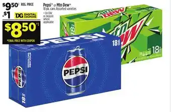 Dollar General Pepsi or mtn dew offer