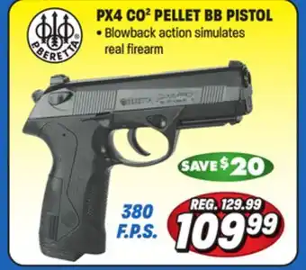 Big 5 Beretta px4 .177-caliber pellet/bb co2 air pistol offer