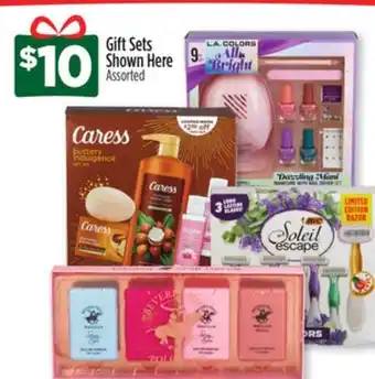 Dollar General Gift sets shown offer