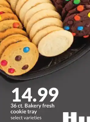 Hy-Vee 36 ct. bakery fresh cookie tray offer