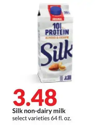 Hy-Vee Silk non-dairy milk offer