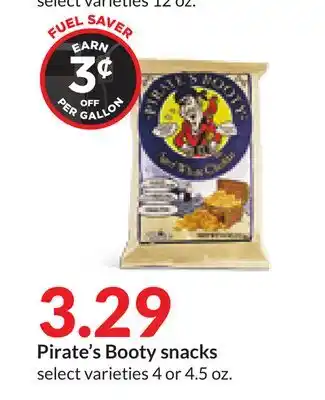 Hy-Vee Pirate's booty snacks offer