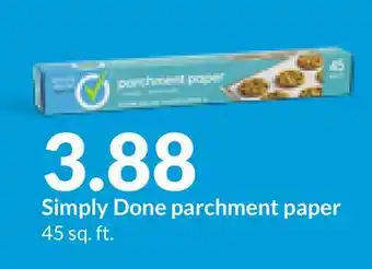 Hy-Vee Simply done parchment paper offer