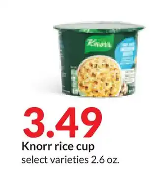 Hy-Vee Knorr rice cup offer