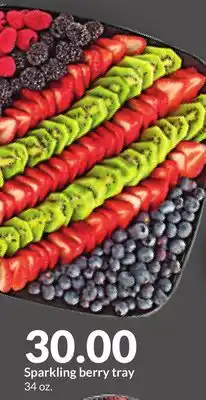 Hy-Vee Sparkling berry tray offer