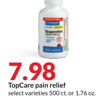 Hy-Vee Topcare pain relief offer