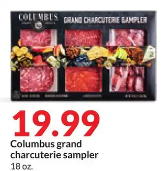 Hy-Vee Columbus grand charcuterie sampler offer