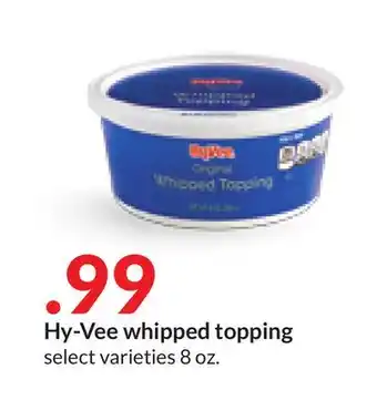 Hy-Vee Hy-vee whipped topping offer