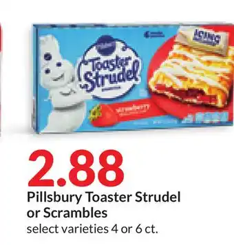 Hy-Vee Pillsbury toaster strudel or scrambles offer