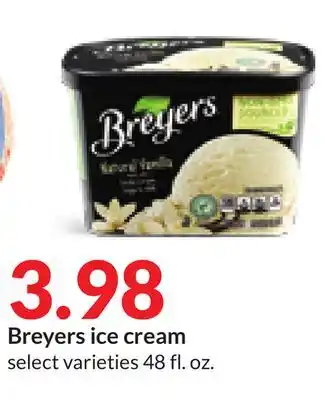 Hy-Vee Breyers ice cream offer