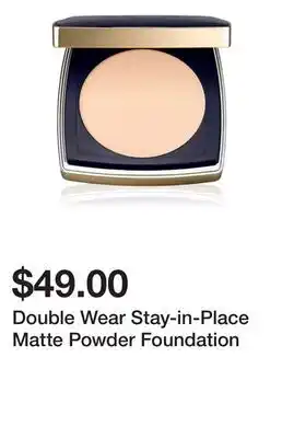 Belk Double wear stay-in-place matte powder foundation offer
