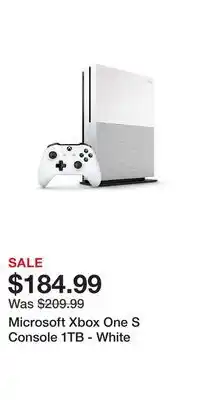 Game Stop Microsoft xbox one s console 1tb - white offer