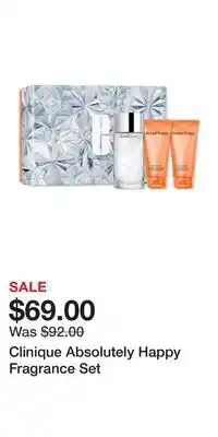 Ulta Beauty Clinique absolutely happy fragrance set offer