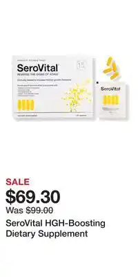 Ulta Beauty Serovital hgh-boosting dietary supplement offer
