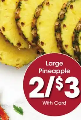 Ralphs Large pineapple offer