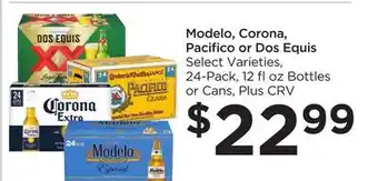 Food 4 Less Modelo, corona, pacifico or dos equis offer