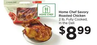 Food 4 Less Home chef savory roasted chicken offer
