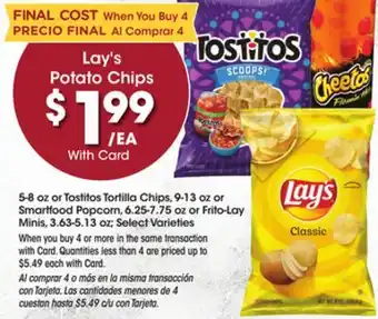 Ralphs Lay's potato chips offer