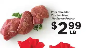 Food 4 Less Pork shoulder cushion meat offer