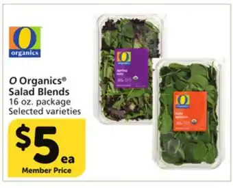 Albertsons O organics salad blends offer