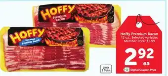 Albertsons Hoffy premium bacon offer