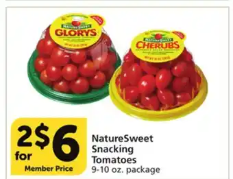 Albertsons Naturesweet snacking tomatoes offer