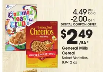 Ralphs General mills cereal offer