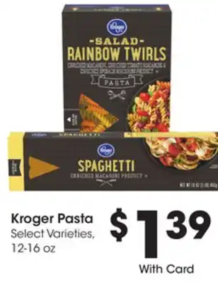 Ralphs Kroger pasta offer