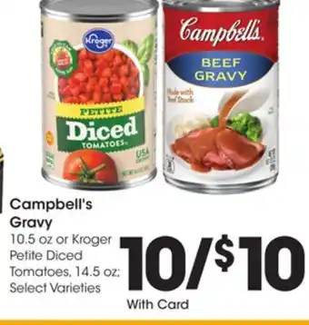 Ralphs Campbell's gravy offer