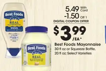 Ralphs Best foods mayonnaise offer