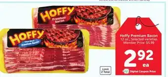 Vons Hoffy premium bacon offer