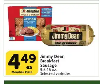 Vons Jimmy dean breakfast sausage offer