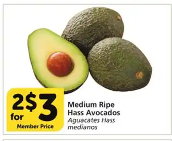 Vons Medium ripe hass avocados offer