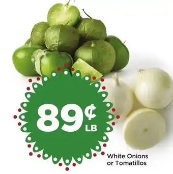 Food 4 Less White onions or tomatillos offer