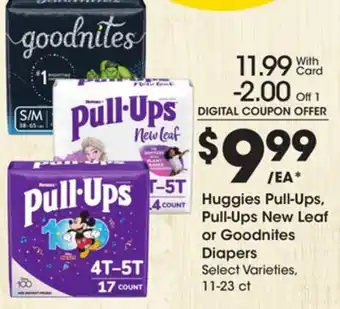 Ralphs Huggies pull-ups, pull-ups new leaf or goodnites diapers offer
