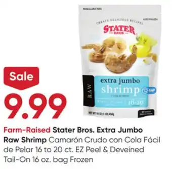 Stater Bros Farm-raised stater bros. extra jumbo raw shrimp offer