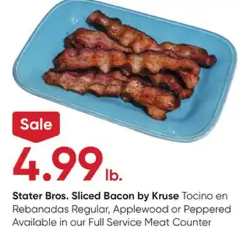 Stater Bros Stater bros. sliced bacon by kruse offer