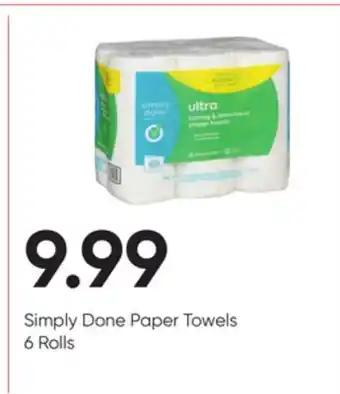 Stater Bros Simply done paper towels offer