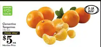 Pavilions Clementine tangerines offer