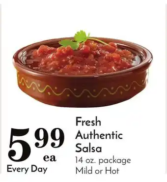 Pavilions Fresh authentic salsa offer