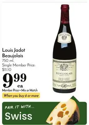 Pavilions Louis jadot beaujolais offer