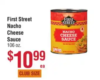 Smart & Final First street nacho cheese sauce offer