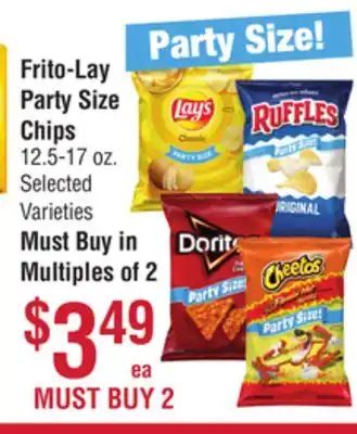 Smart & Final Frito-lay party size chips offer