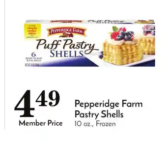 Pavilions Pepperidge farm pastry shells offer