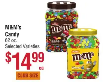 Smart & Final M & m' s candy offer
