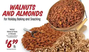 Sprouts Farmers Market Walnut halves & pieces or almonds offer